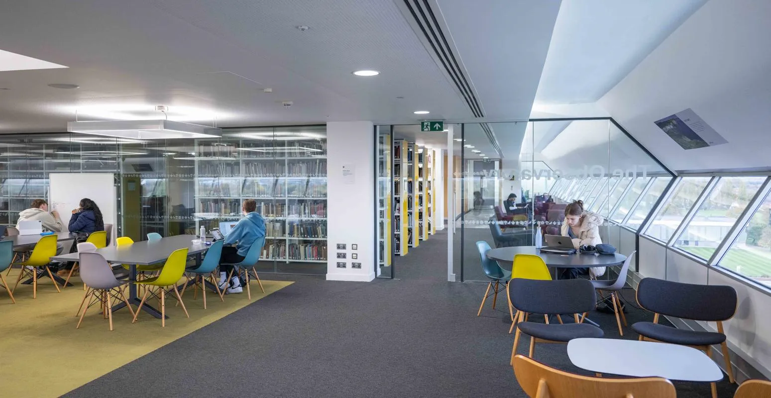 7th Floor and the Cube at the Brynmor Jones Library
