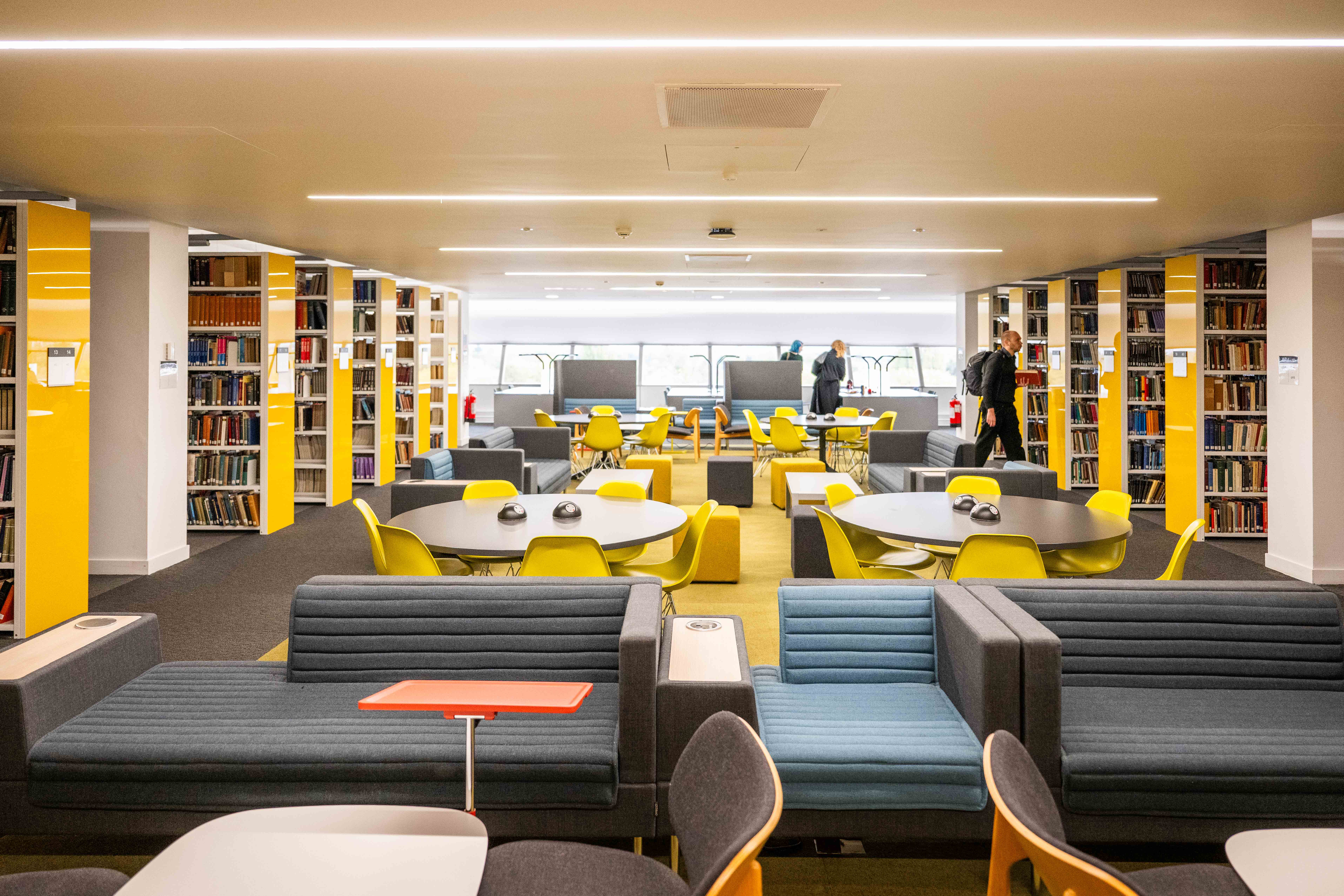 Tower floors of the Brynmor Jones Library