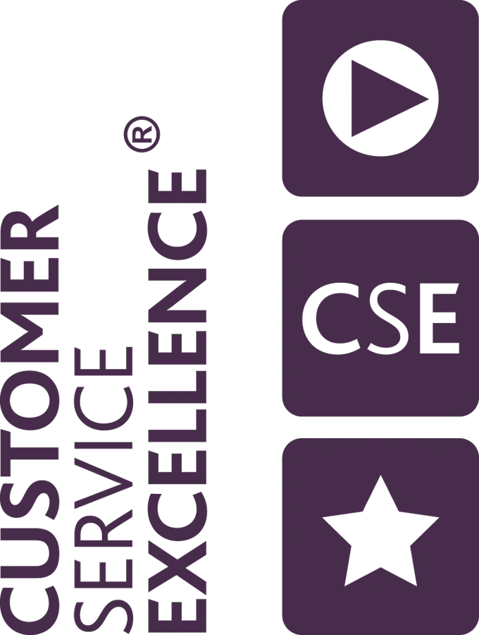 Logo of the Customer Service Excellence scheme.